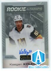 2020-21 OPC Platinum Rookie Auto Keegan Kolesar